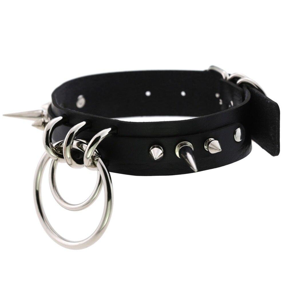 Leather choker