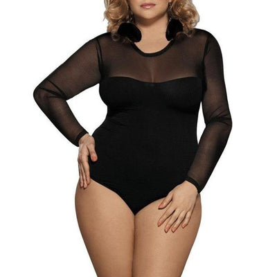 Bodysuit with long sleeves