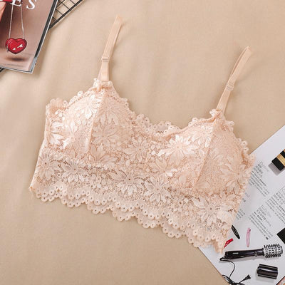 Bra with lace