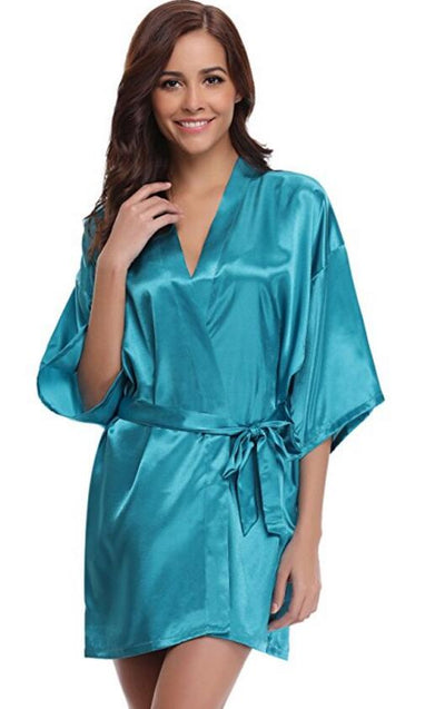 Silk dressing-gown