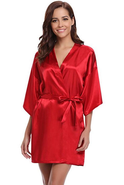 Silk dressing-gown