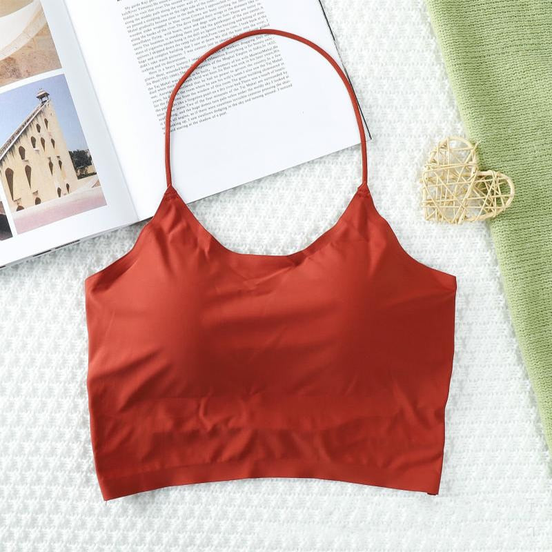 Backless sports bra