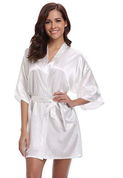 Silk dressing-gown