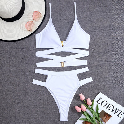 Two-piece bikini swimsuit