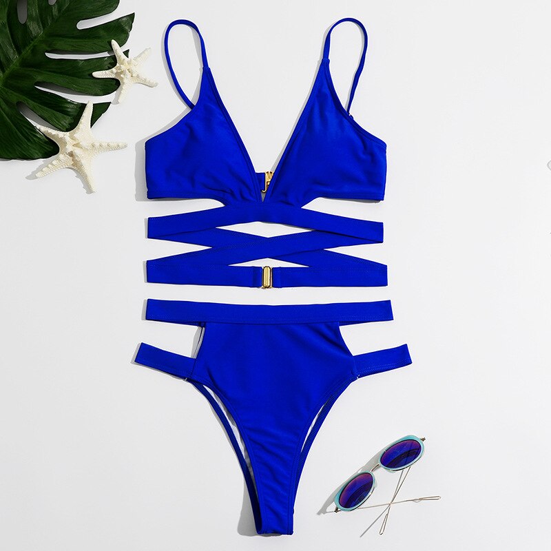 Two-piece bikini swimsuit