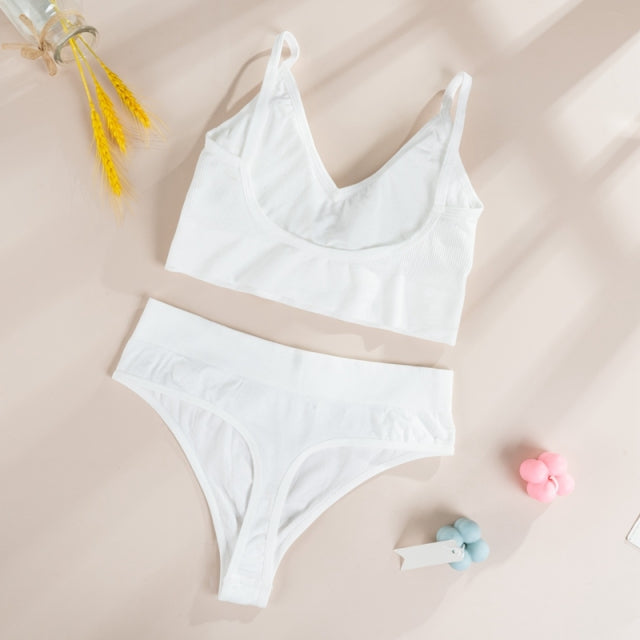 High-waisted sports set